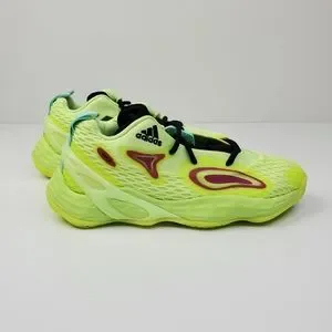 Adidas SM Exhibit A Neon Yellow Men\'s Lace Up Basketball Sneakers FX0643 s-l400.jpg main image 4